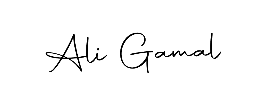 Create a beautiful signature design for name Ali Gamal. With this signature (Autography-DOLnW) fonts, you can make a handwritten signature for free. Ali Gamal signature style 10 images and pictures png