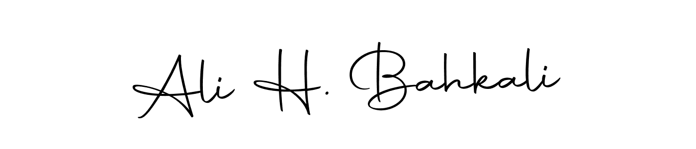 The best way (Autography-DOLnW) to make a short signature is to pick only two or three words in your name. The name Ali H. Bahkali include a total of six letters. For converting this name. Ali H. Bahkali signature style 10 images and pictures png