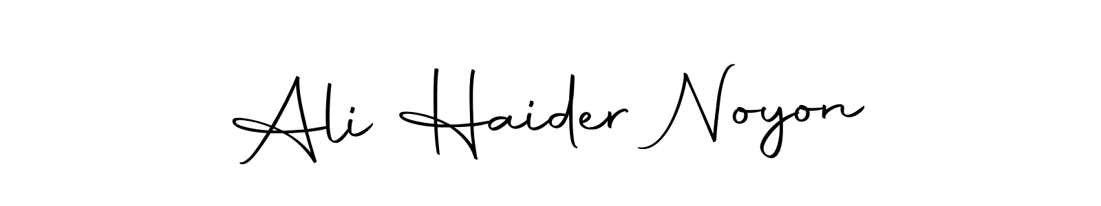 You can use this online signature creator to create a handwritten signature for the name Ali Haider Noyon. This is the best online autograph maker. Ali Haider Noyon signature style 10 images and pictures png