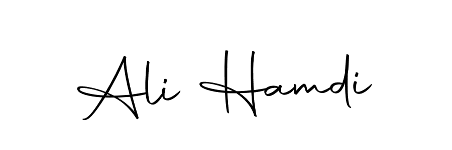 Design your own signature with our free online signature maker. With this signature software, you can create a handwritten (Autography-DOLnW) signature for name Ali Hamdi. Ali Hamdi signature style 10 images and pictures png