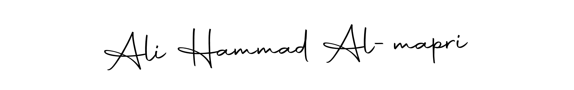 Make a beautiful signature design for name Ali Hammad Al-mapri. With this signature (Autography-DOLnW) style, you can create a handwritten signature for free. Ali Hammad Al-mapri signature style 10 images and pictures png