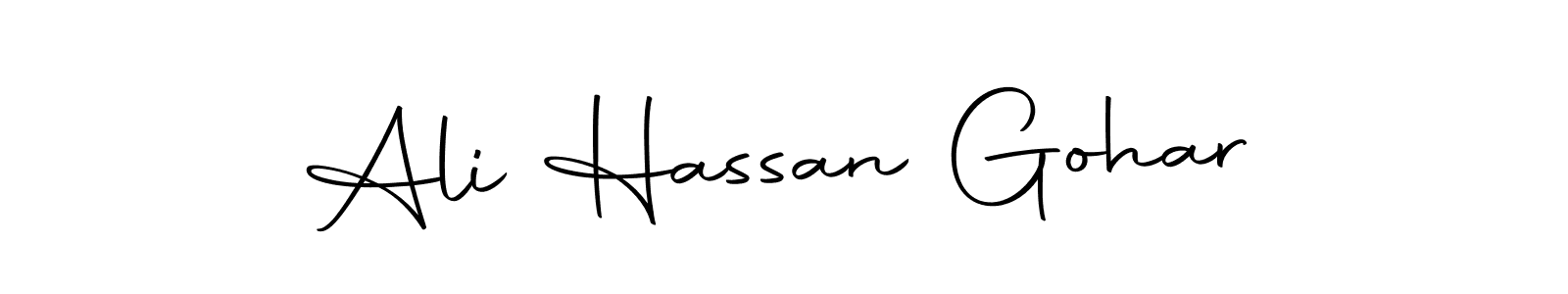 Design your own signature with our free online signature maker. With this signature software, you can create a handwritten (Autography-DOLnW) signature for name Ali Hassan Gohar. Ali Hassan Gohar signature style 10 images and pictures png