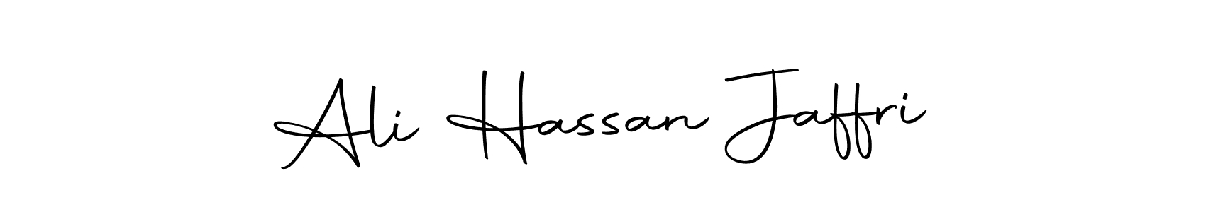 Design your own signature with our free online signature maker. With this signature software, you can create a handwritten (Autography-DOLnW) signature for name Ali Hassan Jaffri. Ali Hassan Jaffri signature style 10 images and pictures png