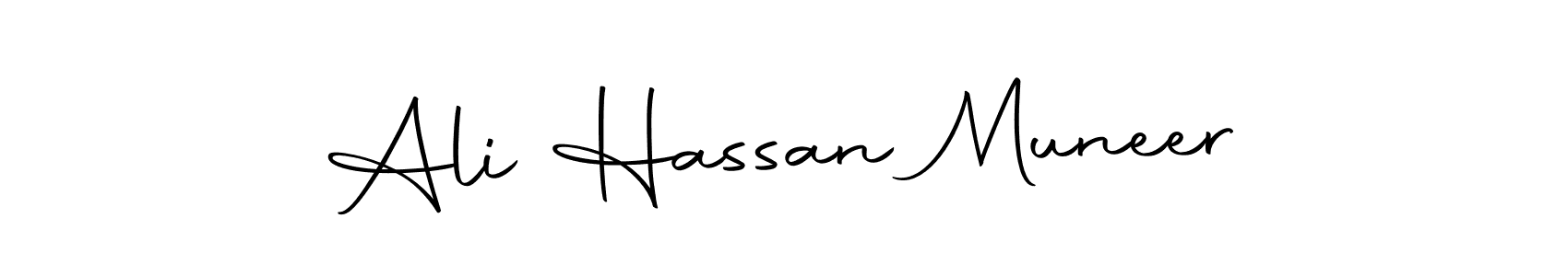 Make a short Ali Hassan Muneer signature style. Manage your documents anywhere anytime using Autography-DOLnW. Create and add eSignatures, submit forms, share and send files easily. Ali Hassan Muneer signature style 10 images and pictures png