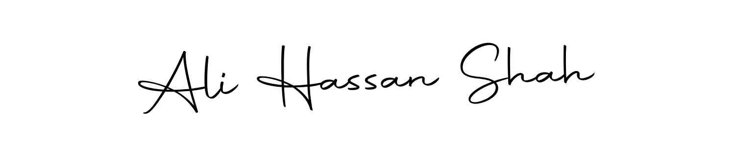 Create a beautiful signature design for name Ali Hassan Shah. With this signature (Autography-DOLnW) fonts, you can make a handwritten signature for free. Ali Hassan Shah signature style 10 images and pictures png