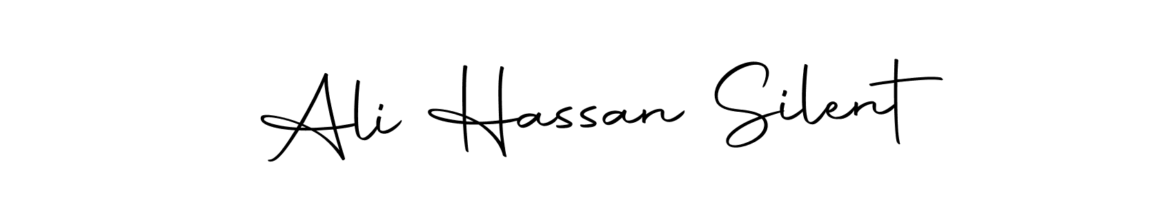 if you are searching for the best signature style for your name Ali Hassan Silent. so please give up your signature search. here we have designed multiple signature styles  using Autography-DOLnW. Ali Hassan Silent signature style 10 images and pictures png