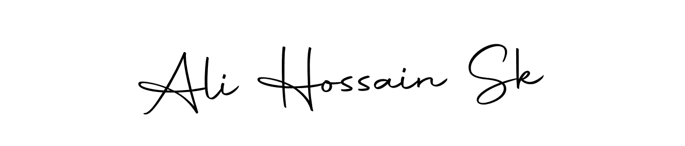 if you are searching for the best signature style for your name Ali Hossain Sk. so please give up your signature search. here we have designed multiple signature styles  using Autography-DOLnW. Ali Hossain Sk signature style 10 images and pictures png