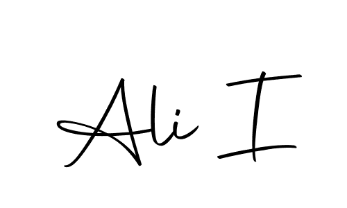 Use a signature maker to create a handwritten signature online. With this signature software, you can design (Autography-DOLnW) your own signature for name Ali I. Ali I signature style 10 images and pictures png