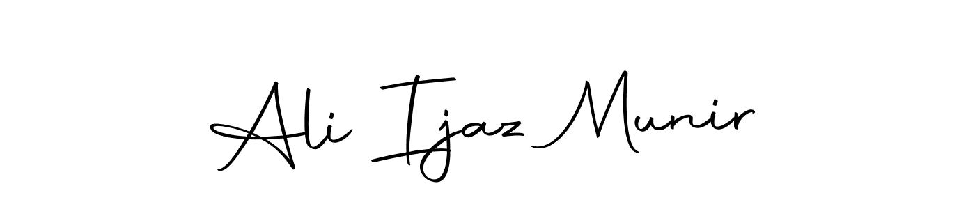 Design your own signature with our free online signature maker. With this signature software, you can create a handwritten (Autography-DOLnW) signature for name Ali Ijaz Munir. Ali Ijaz Munir signature style 10 images and pictures png