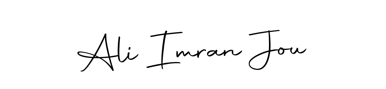 Make a beautiful signature design for name Ali Imran Jou. Use this online signature maker to create a handwritten signature for free. Ali Imran Jou signature style 10 images and pictures png