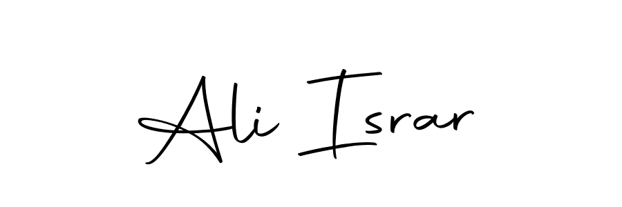Create a beautiful signature design for name Ali Israr. With this signature (Autography-DOLnW) fonts, you can make a handwritten signature for free. Ali Israr signature style 10 images and pictures png