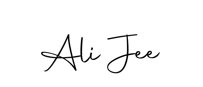 You should practise on your own different ways (Autography-DOLnW) to write your name (Ali Jee) in signature. don't let someone else do it for you. Ali Jee signature style 10 images and pictures png