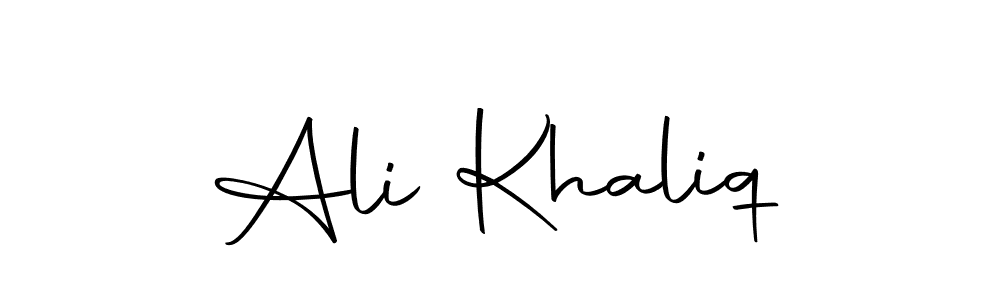 Make a beautiful signature design for name Ali Khaliq. With this signature (Autography-DOLnW) style, you can create a handwritten signature for free. Ali Khaliq signature style 10 images and pictures png