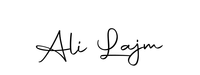 How to make Ali Lajm signature? Autography-DOLnW is a professional autograph style. Create handwritten signature for Ali Lajm name. Ali Lajm signature style 10 images and pictures png