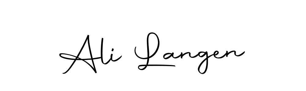Make a short Ali Langen signature style. Manage your documents anywhere anytime using Autography-DOLnW. Create and add eSignatures, submit forms, share and send files easily. Ali Langen signature style 10 images and pictures png