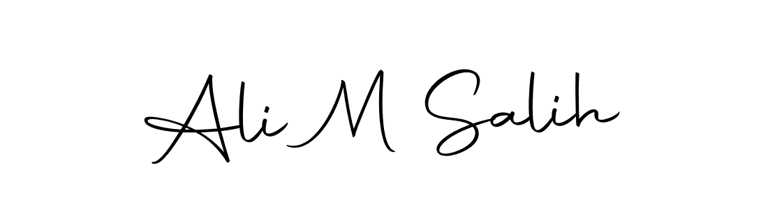 Use a signature maker to create a handwritten signature online. With this signature software, you can design (Autography-DOLnW) your own signature for name Ali M Salih. Ali M Salih signature style 10 images and pictures png