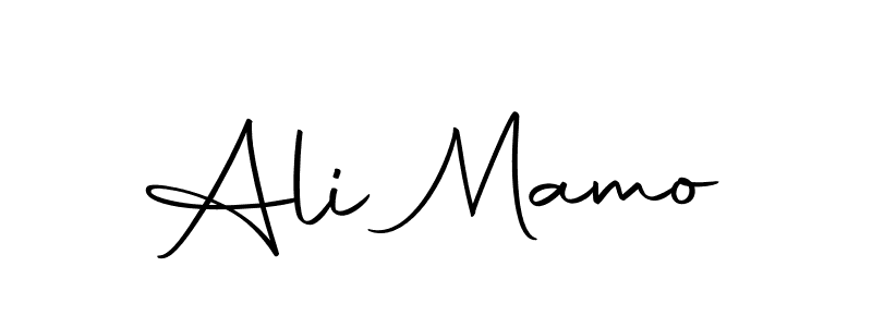 Make a beautiful signature design for name Ali Mamo. With this signature (Autography-DOLnW) style, you can create a handwritten signature for free. Ali Mamo signature style 10 images and pictures png