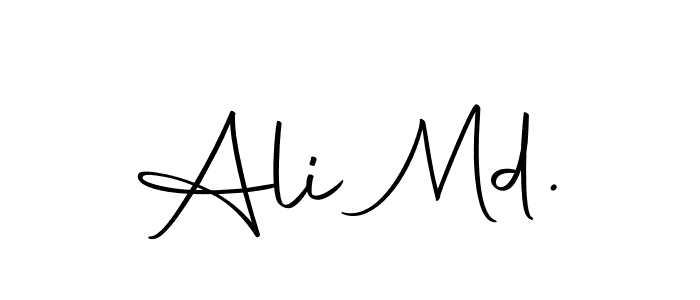 Design your own signature with our free online signature maker. With this signature software, you can create a handwritten (Autography-DOLnW) signature for name Ali Md.. Ali Md. signature style 10 images and pictures png