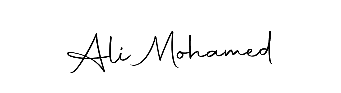 How to make Ali Mohamed name signature. Use Autography-DOLnW style for creating short signs online. This is the latest handwritten sign. Ali Mohamed signature style 10 images and pictures png