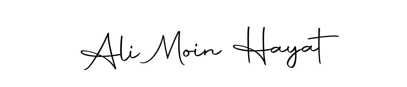 Create a beautiful signature design for name Ali Moin Hayat. With this signature (Autography-DOLnW) fonts, you can make a handwritten signature for free. Ali Moin Hayat signature style 10 images and pictures png