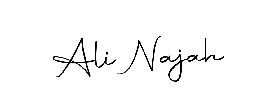 You can use this online signature creator to create a handwritten signature for the name Ali Najah. This is the best online autograph maker. Ali Najah signature style 10 images and pictures png
