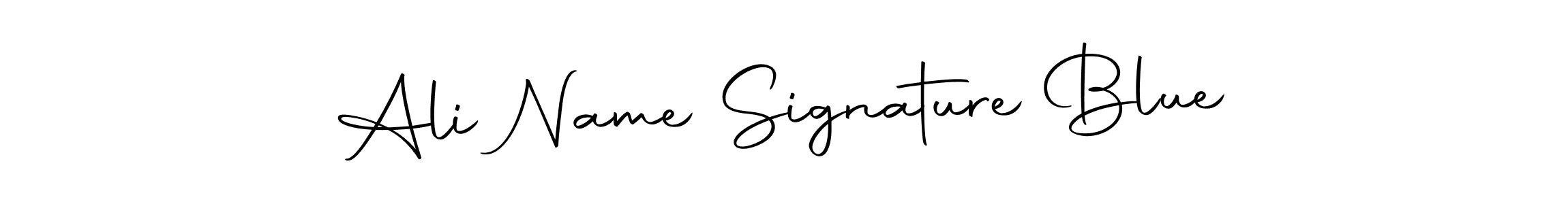 How to make Ali Name Signature Blue name signature. Use Autography-DOLnW style for creating short signs online. This is the latest handwritten sign. Ali Name Signature Blue signature style 10 images and pictures png