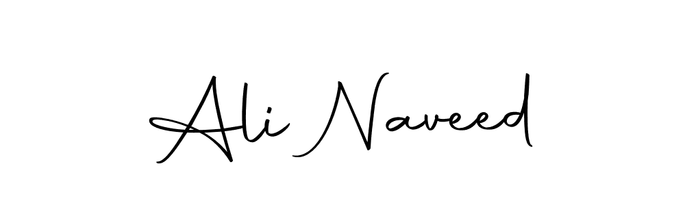 Use a signature maker to create a handwritten signature online. With this signature software, you can design (Autography-DOLnW) your own signature for name Ali Naveed. Ali Naveed signature style 10 images and pictures png