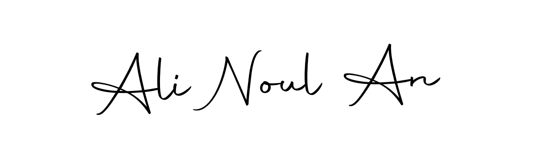 Ali Noul An stylish signature style. Best Handwritten Sign (Autography-DOLnW) for my name. Handwritten Signature Collection Ideas for my name Ali Noul An. Ali Noul An signature style 10 images and pictures png