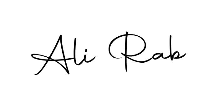 Make a beautiful signature design for name Ali Rab. With this signature (Autography-DOLnW) style, you can create a handwritten signature for free. Ali Rab signature style 10 images and pictures png