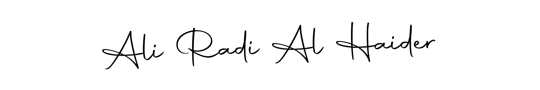 It looks lik you need a new signature style for name Ali Radi Al Haider. Design unique handwritten (Autography-DOLnW) signature with our free signature maker in just a few clicks. Ali Radi Al Haider signature style 10 images and pictures png