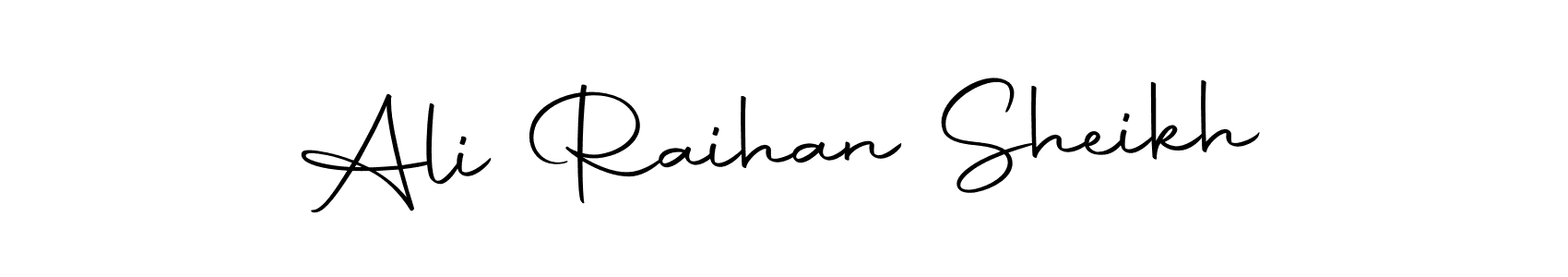 Make a beautiful signature design for name Ali Raihan Sheikh. With this signature (Autography-DOLnW) style, you can create a handwritten signature for free. Ali Raihan Sheikh signature style 10 images and pictures png