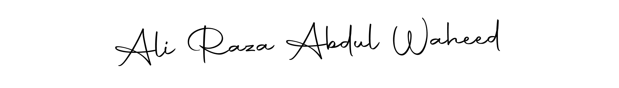 Create a beautiful signature design for name Ali Raza Abdul Waheed. With this signature (Autography-DOLnW) fonts, you can make a handwritten signature for free. Ali Raza Abdul Waheed signature style 10 images and pictures png