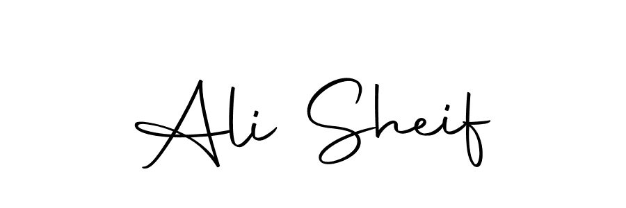 Make a beautiful signature design for name Ali Sheif. With this signature (Autography-DOLnW) style, you can create a handwritten signature for free. Ali Sheif signature style 10 images and pictures png