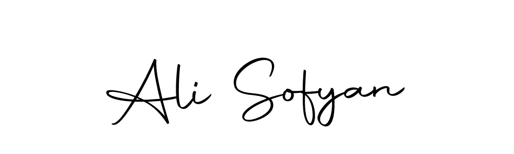 Create a beautiful signature design for name Ali Sofyan. With this signature (Autography-DOLnW) fonts, you can make a handwritten signature for free. Ali Sofyan signature style 10 images and pictures png