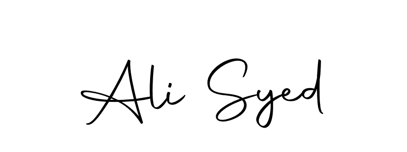 Create a beautiful signature design for name Ali Syed. With this signature (Autography-DOLnW) fonts, you can make a handwritten signature for free. Ali Syed signature style 10 images and pictures png