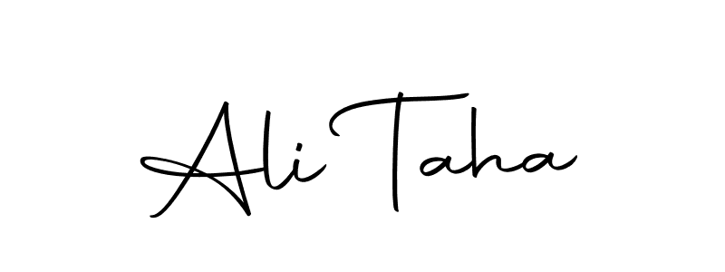 Ali Taha stylish signature style. Best Handwritten Sign (Autography-DOLnW) for my name. Handwritten Signature Collection Ideas for my name Ali Taha. Ali Taha signature style 10 images and pictures png