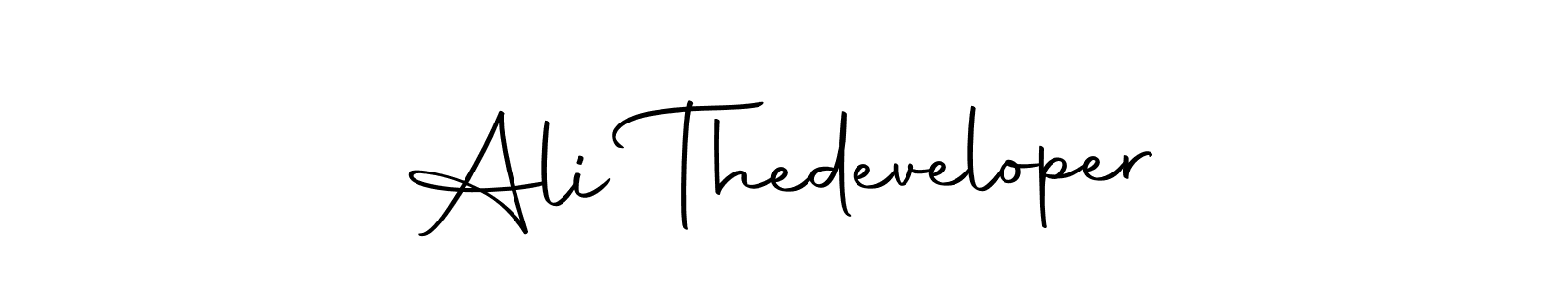 Ali Thedeveloper stylish signature style. Best Handwritten Sign (Autography-DOLnW) for my name. Handwritten Signature Collection Ideas for my name Ali Thedeveloper. Ali Thedeveloper signature style 10 images and pictures png