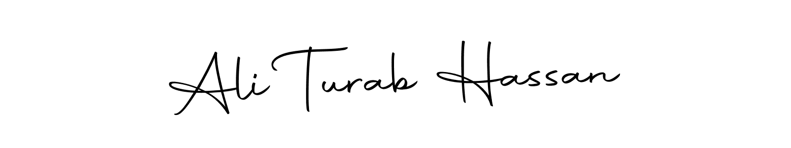 Ali Turab Hassan stylish signature style. Best Handwritten Sign (Autography-DOLnW) for my name. Handwritten Signature Collection Ideas for my name Ali Turab Hassan. Ali Turab Hassan signature style 10 images and pictures png