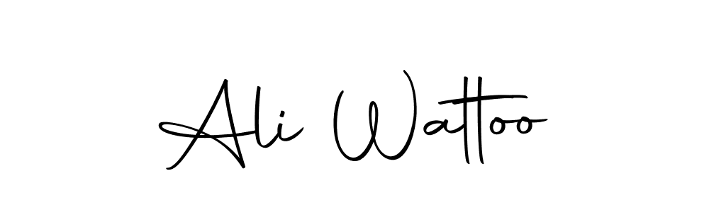 Use a signature maker to create a handwritten signature online. With this signature software, you can design (Autography-DOLnW) your own signature for name Ali Wattoo. Ali Wattoo signature style 10 images and pictures png