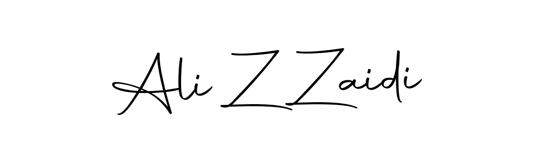 Similarly Autography-DOLnW is the best handwritten signature design. Signature creator online .You can use it as an online autograph creator for name Ali Z Zaidi. Ali Z Zaidi signature style 10 images and pictures png