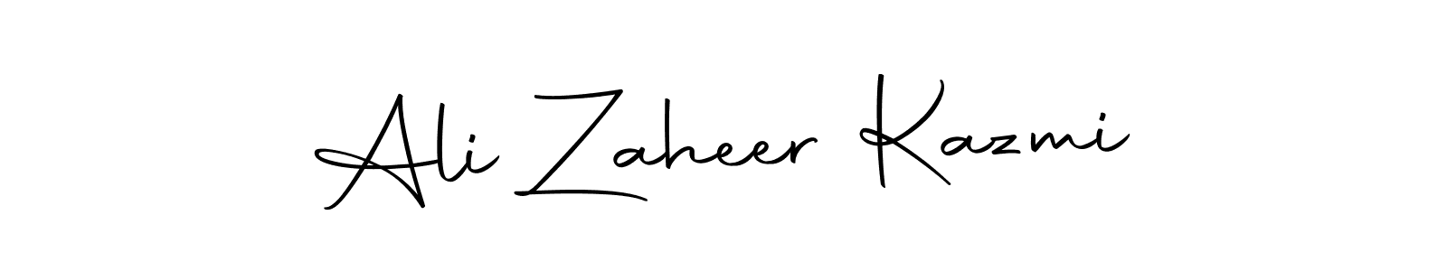 Use a signature maker to create a handwritten signature online. With this signature software, you can design (Autography-DOLnW) your own signature for name Ali Zaheer Kazmi. Ali Zaheer Kazmi signature style 10 images and pictures png