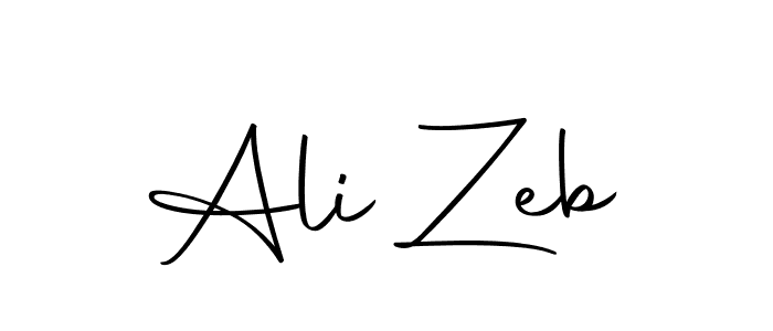 Create a beautiful signature design for name Ali Zeb. With this signature (Autography-DOLnW) fonts, you can make a handwritten signature for free. Ali Zeb signature style 10 images and pictures png
