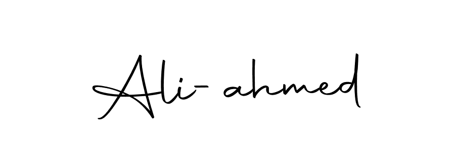 Make a short Ali-ahmed signature style. Manage your documents anywhere anytime using Autography-DOLnW. Create and add eSignatures, submit forms, share and send files easily. Ali-ahmed signature style 10 images and pictures png