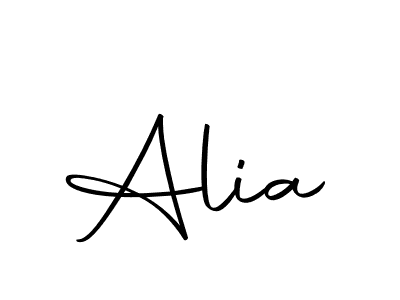 Make a beautiful signature design for name Alia. Use this online signature maker to create a handwritten signature for free. Alia signature style 10 images and pictures png