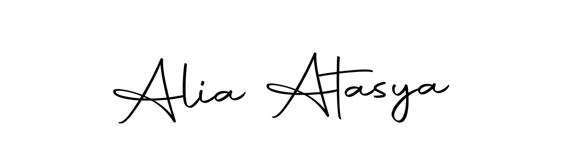 You can use this online signature creator to create a handwritten signature for the name Alia Atasya. This is the best online autograph maker. Alia Atasya signature style 10 images and pictures png
