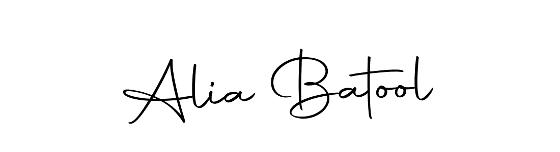 Design your own signature with our free online signature maker. With this signature software, you can create a handwritten (Autography-DOLnW) signature for name Alia Batool. Alia Batool signature style 10 images and pictures png