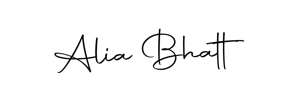 Design your own signature with our free online signature maker. With this signature software, you can create a handwritten (Autography-DOLnW) signature for name Alia Bhatt. Alia Bhatt signature style 10 images and pictures png