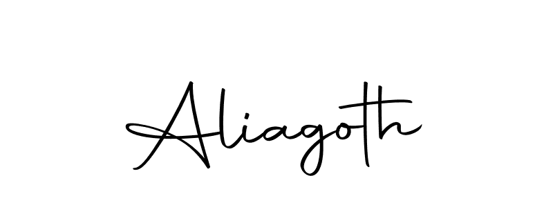 Use a signature maker to create a handwritten signature online. With this signature software, you can design (Autography-DOLnW) your own signature for name Aliagoth. Aliagoth signature style 10 images and pictures png