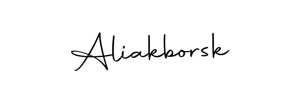 The best way (Autography-DOLnW) to make a short signature is to pick only two or three words in your name. The name Aliakborsk include a total of six letters. For converting this name. Aliakborsk signature style 10 images and pictures png