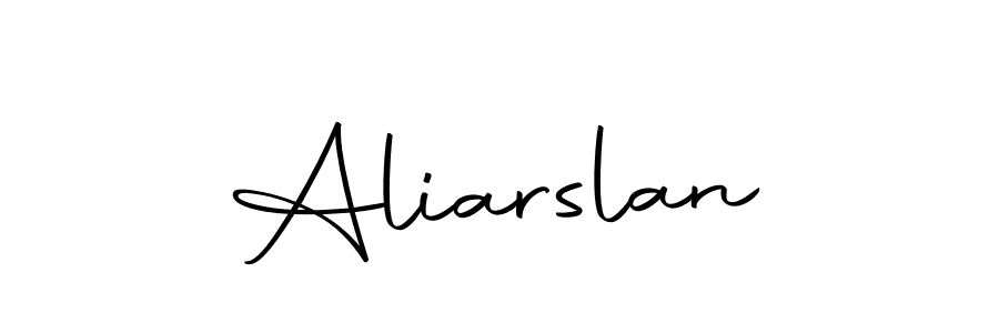 Create a beautiful signature design for name Aliarslan. With this signature (Autography-DOLnW) fonts, you can make a handwritten signature for free. Aliarslan signature style 10 images and pictures png